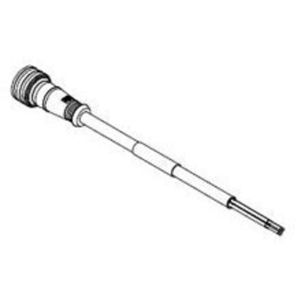 Woodhead Ultra-Lock (M12) Single-Ended Cordset, 8 Pole, Male (Straight) To Pigtail, 24 Awg Pur Cable W08006H08M020